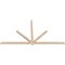 Ekena Millwork Kennewick Smooth Timber Gable Bracket, Douglas Fir, 108"W x 58"H x 1 1/2"D x 3 1/2"F, 13/12 Pitch GBW108X58X0204KEN00SDF - alternate 4